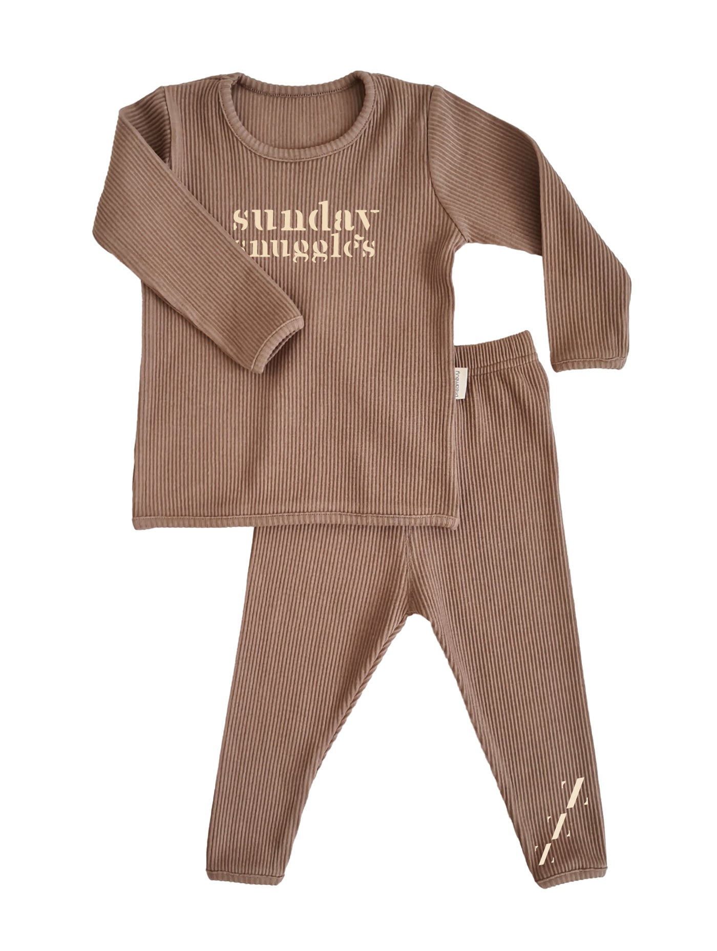 Sunday Snuggles Ribbed Lounge Set Kids Ada Alfred