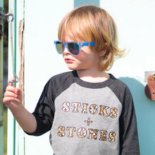 Sticks + Stones Kids Baseball T-Shirt