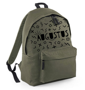 Personalised Backpack - Scattered Shapes