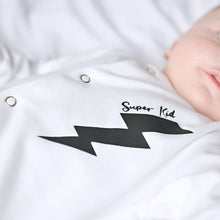 'Super Kid' Lightning Bolt Sleepsuit