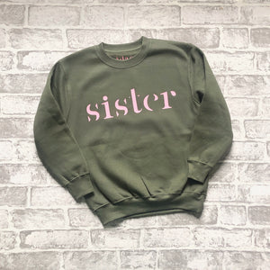 'Sister' Fleece Sweatshirt