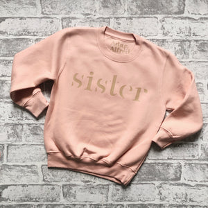 'Sister' Fleece Sweatshirt
