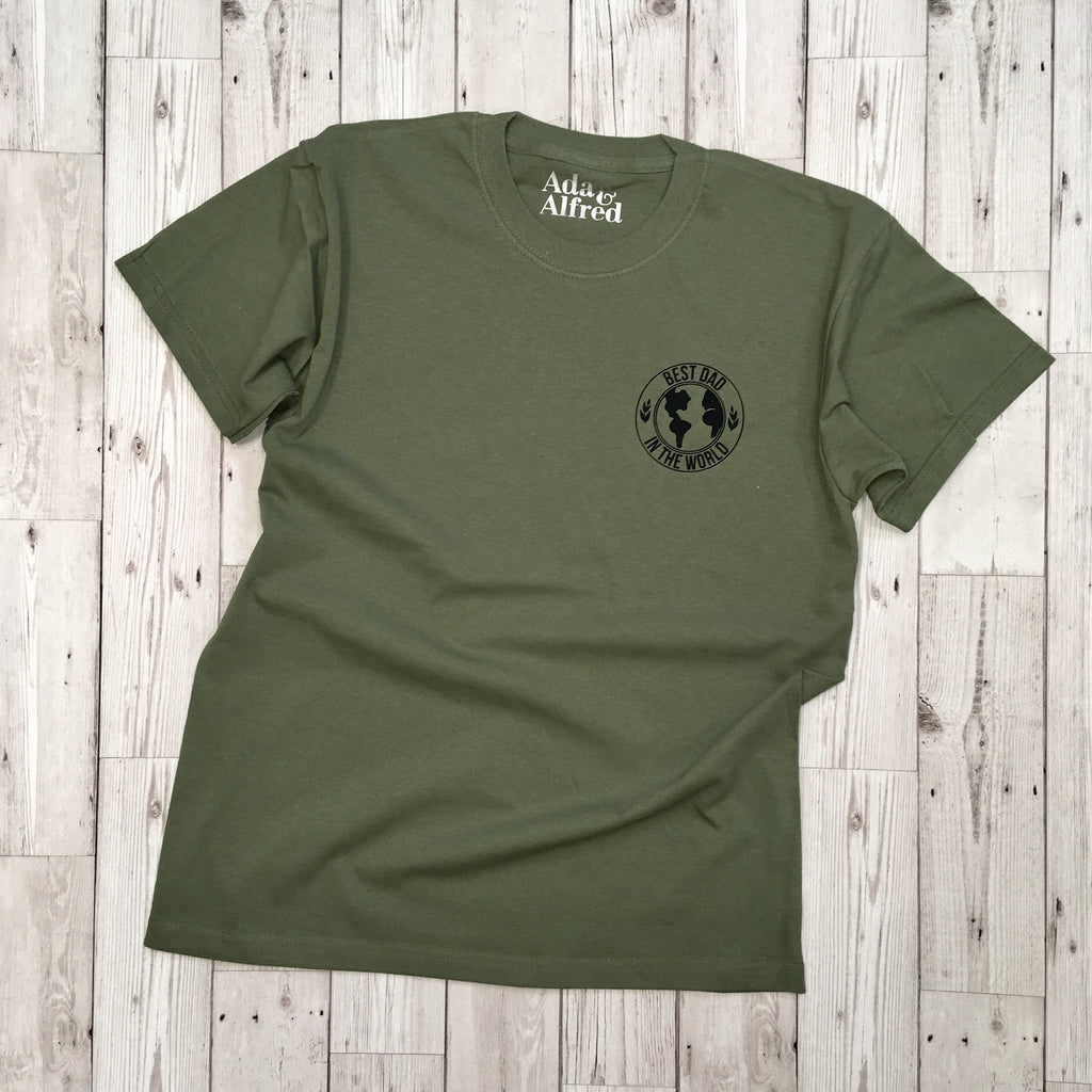 'Best Dad In The World' Cotton T-Shirt