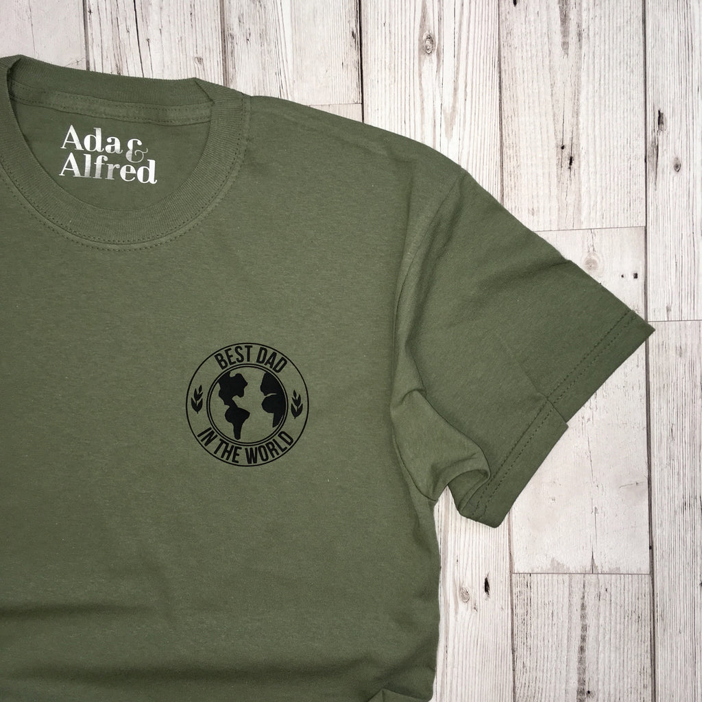 'Best Dad In The World' Cotton T-Shirt