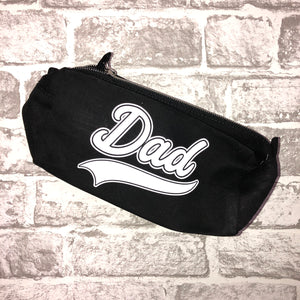 'Dad' Slogan Canvas Wash Bag