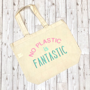 'No Plastic Is Fantastic' Shopper Bag