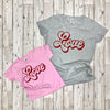 Pink/Red Girls LOVE T-Shirt