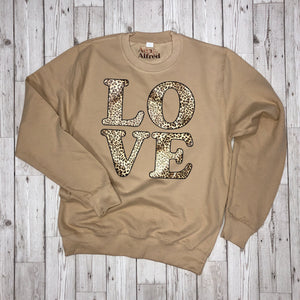 Leopard LOVE Sweatshirt