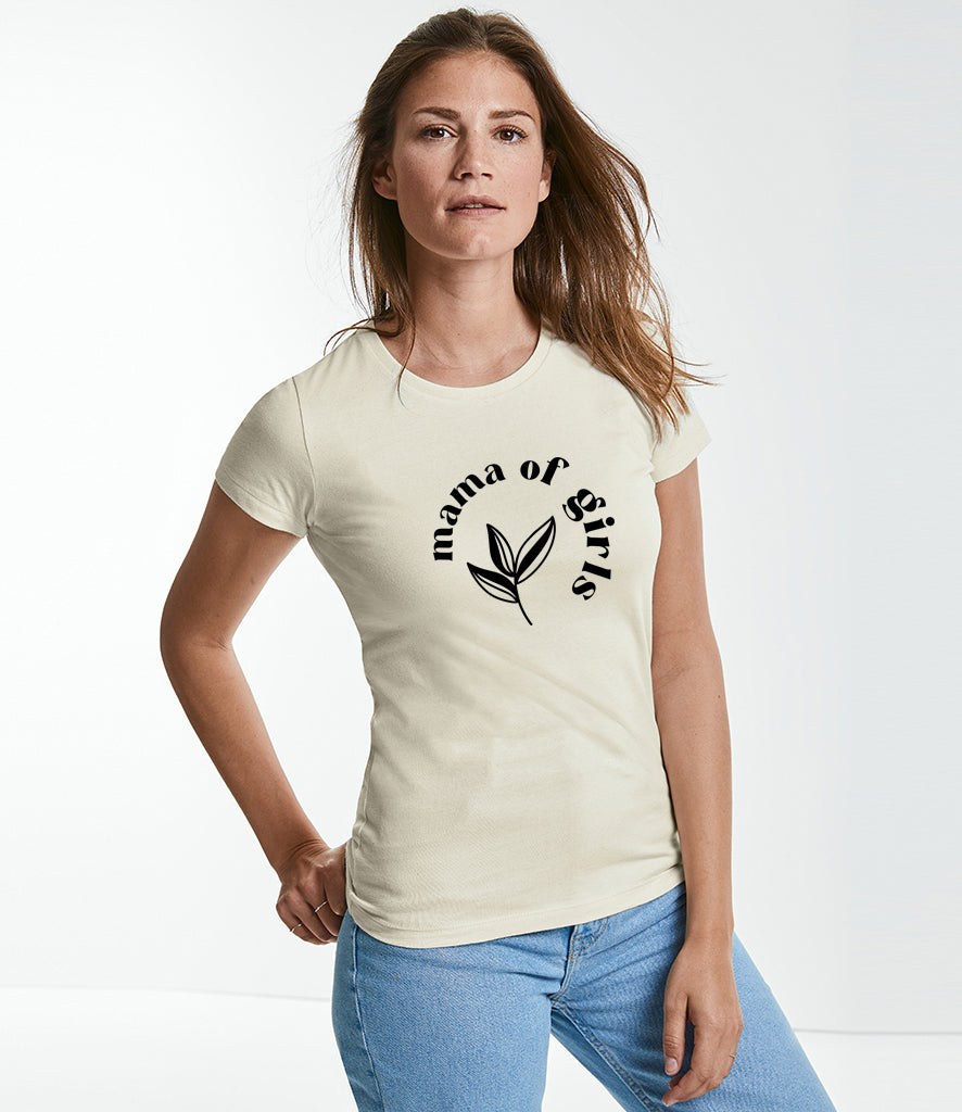 'mama of girls' Organic Cotton T-Shirt