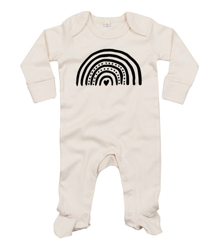 Organic Rainbow Sleepsuit