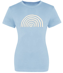RAINBOW design T-Shirt - Girlie Fit