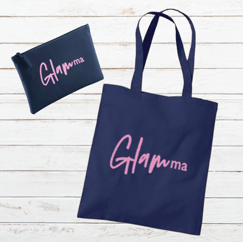 'GlamMa' Gift Set - Tote Bag & Pouch