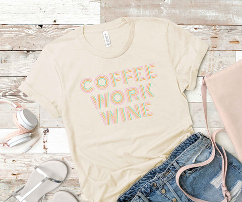 'I drink coffee then I exist' - Unisex Fit T-Shirt