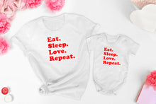 'Eat. Sleep. Love. Repeat' - Unisex Fit T-Shirt