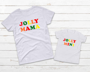 'JOLLY MAMA' Christmas T-Shirt - Unisex Fit