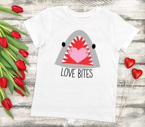LOVE BITES Kids Valentines T-Shirt