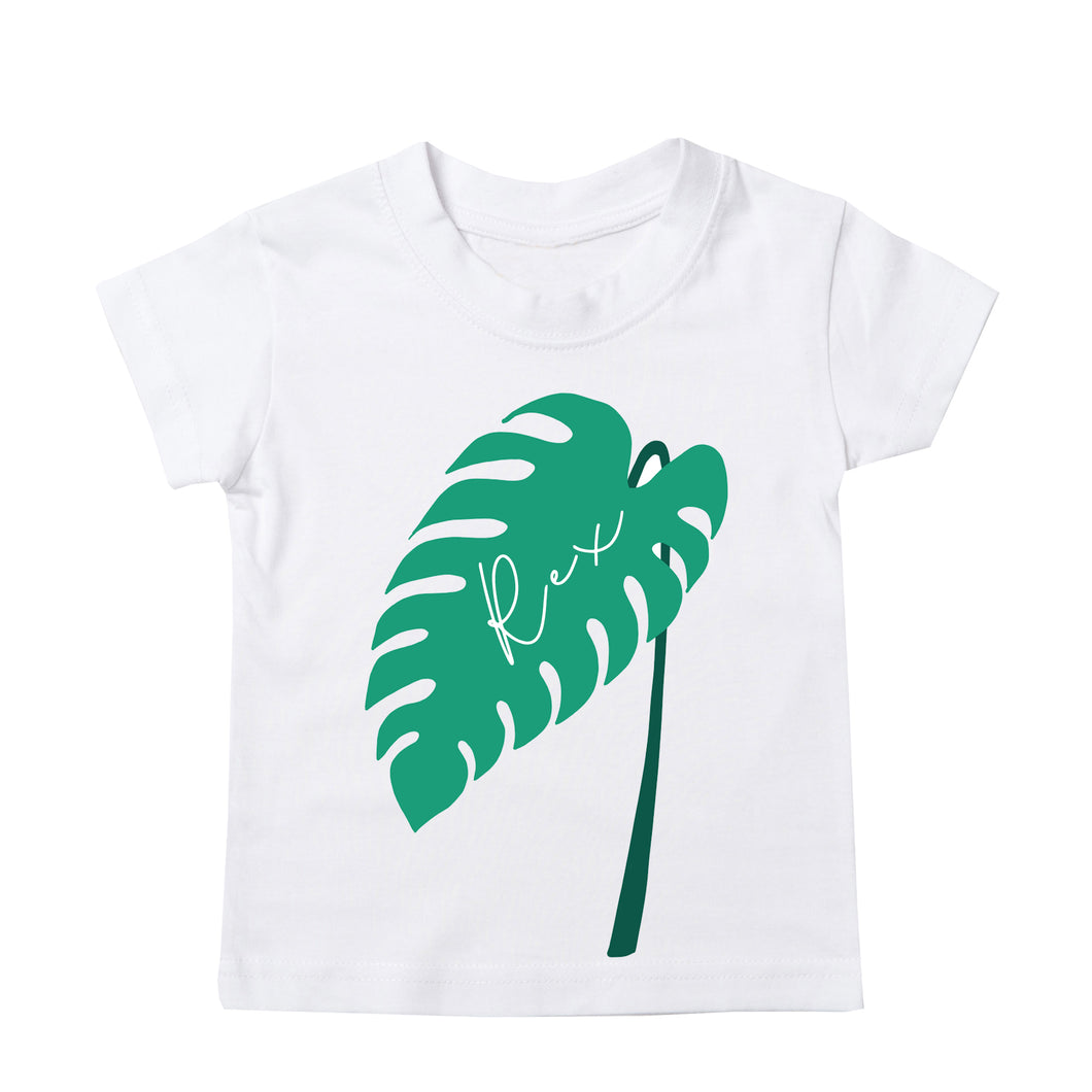 Personalised Monstera Leaf T-Shirt