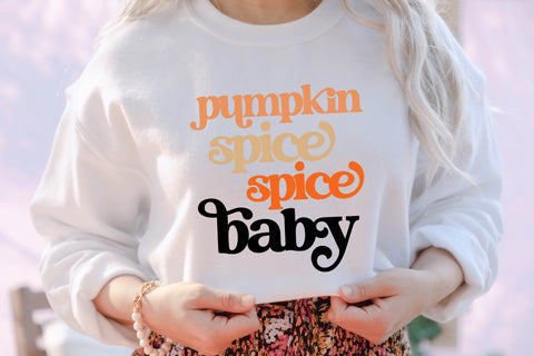 'Pumpkin Spice Spice Baby' Kids Sweatshirt