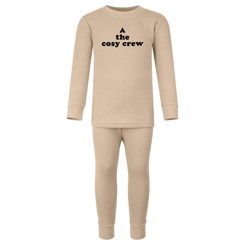 'the cosy crew' kids ribbed loungewear