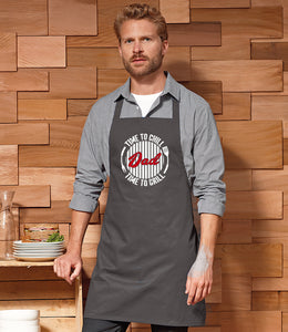 'Time To Grill' Dad Apron